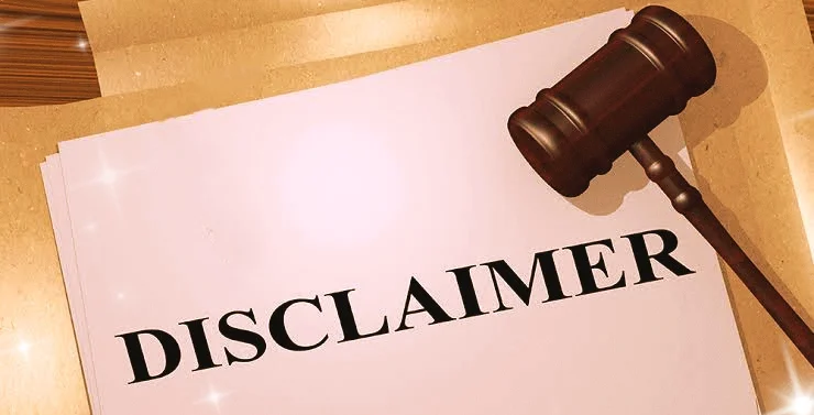Disclaimer 1 Disclaimer